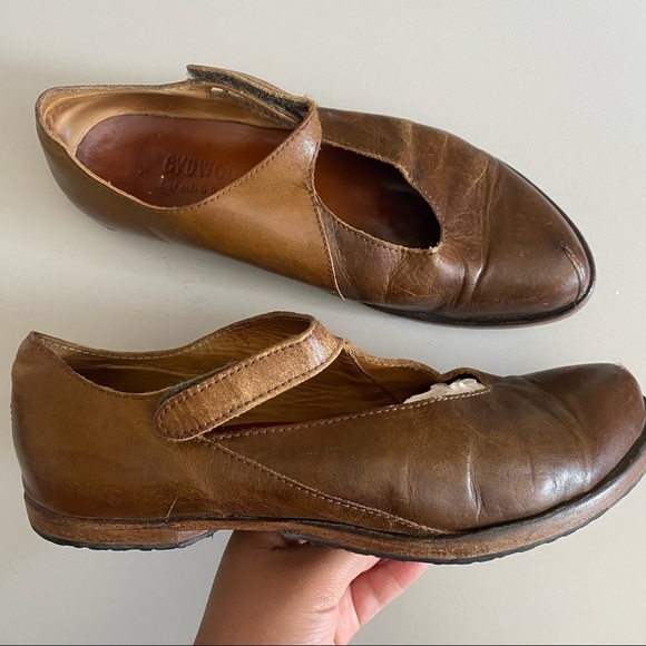 Cydwoq  Hand Made shoes size 391/2‎ 39.5  US 9.5 brown Mary Jane - Picture 2 of 10